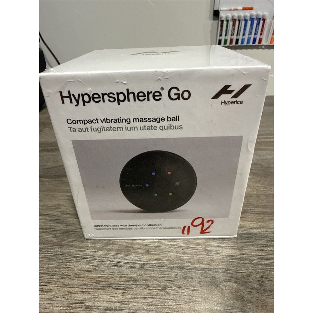 Hyperice Hypersphere Go Mini Vibrating Massage Ball Muscle Recovery Cordless